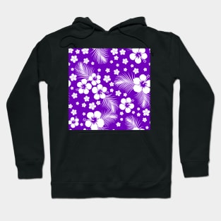 Hawaiian Hibiscus Purple Hoodie